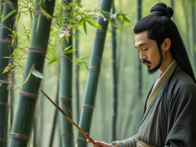 李程赋竹箭，筠筠竹韵，笔端生花唐才子