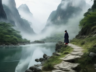 王之涣远上寒山石径斜全诗解析，山水情怀的唐代诗意