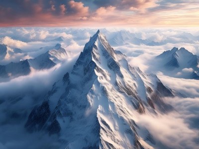 雪山云海，诗句中的自然意境与哲理探寻