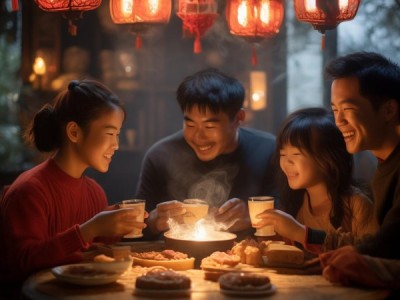 除夕夜共品苏辙诗意，团圆氛围浓