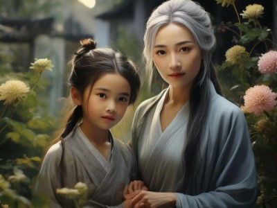 墨萱图古诗解读，古韵中的母女情深
