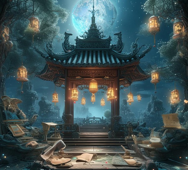 穿越的玉仙馆，古诗中的文化瑰宝之旅,穿越的玉仙馆，古诗中的文化瑰宝之旅,黄河,古典文学,第1张