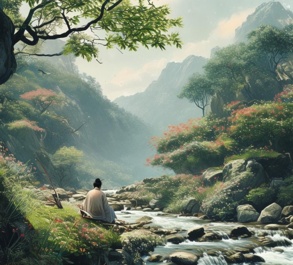王维山间诗意，古韵清音的翻译艺术,王维山间诗意，古韵清音的翻译艺术,意境,黄河,第1张