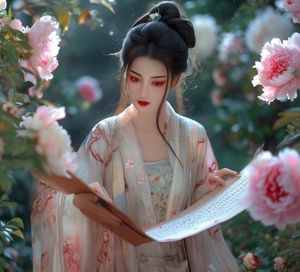 古韵流香，名花倾国，古典诗词中的绝代风华,古韵流香，名花倾国，古典诗词中的绝代风华,意境,第1张