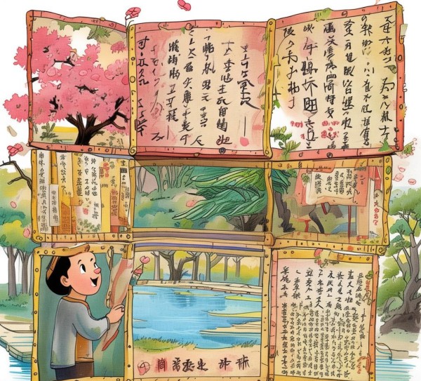 四年级古诗歌大全集，经典传承，智慧启航之旅,四年级古诗歌大全集，经典传承，智慧启航之旅,诗意,黄河,苏轼,第1张