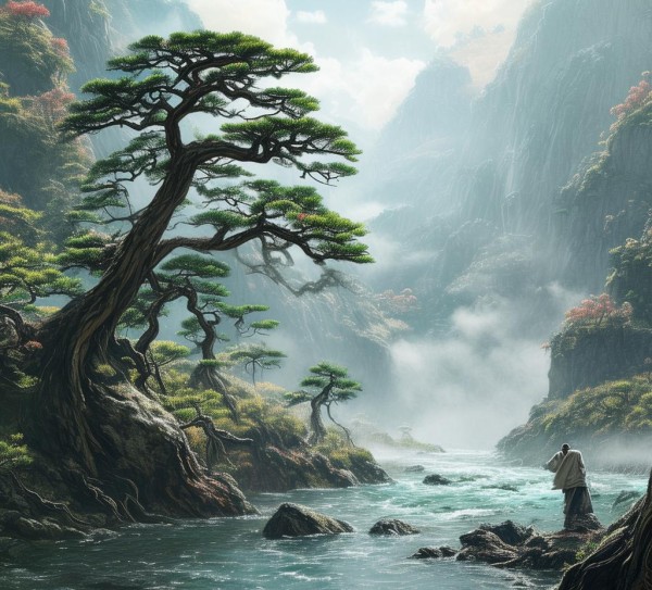 山水情，杜甫古诗中的视觉与情感对话,山水情，杜甫古诗中的视觉与情感对话,意境,唐朝,第1张