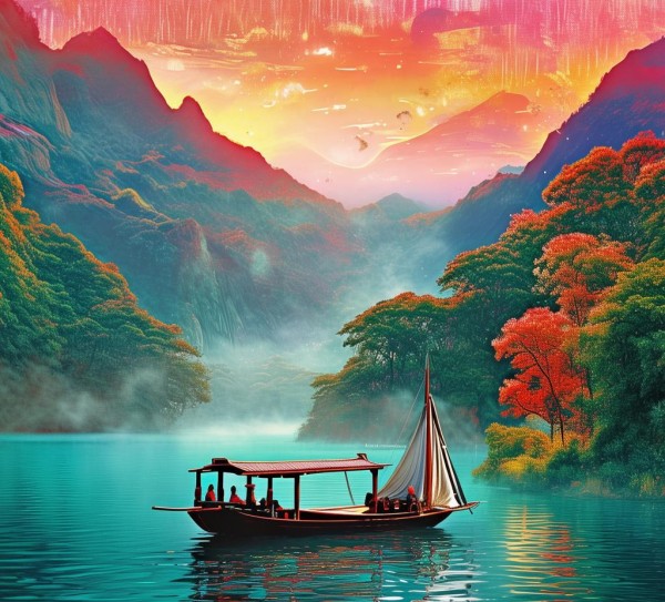 游湖十绝，古典诗词中的湖光山色之美赏析,游湖十绝，古典诗词中的湖光山色之美赏析,意境,韵味,黄河,第1张