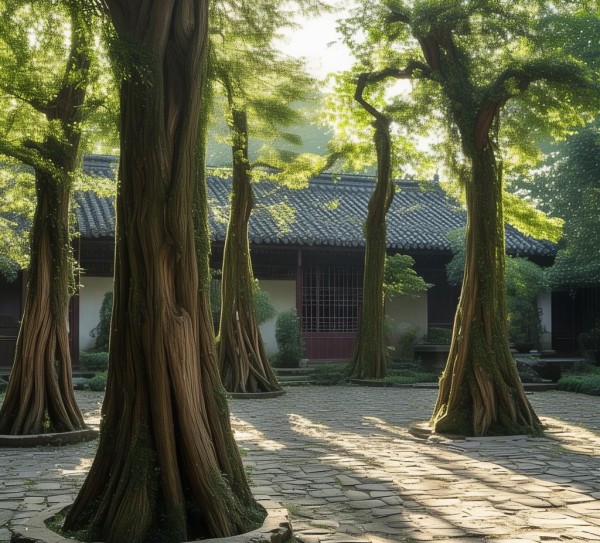 三峰府内矮柏十韵，古典园林的诗意解读,三峰府内矮柏十韵，古典园林的诗意解读,意境,画卷,第1张