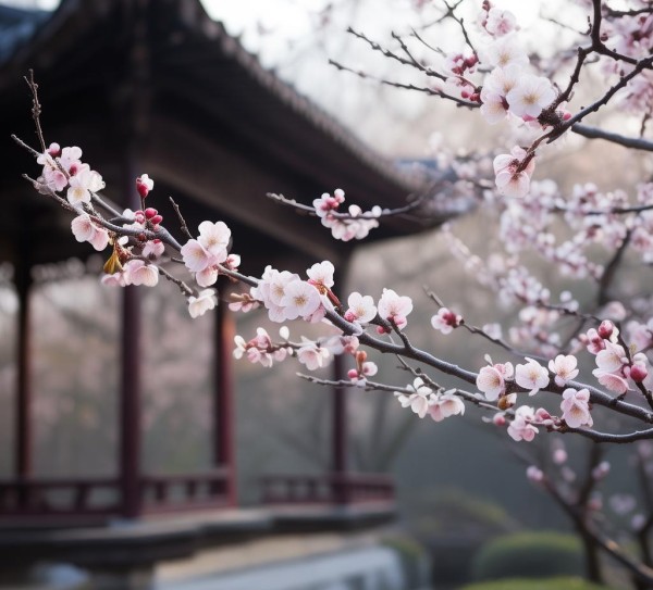 古韵早春，早梅齐己诗意之美解读,古韵早春，早梅齐己诗意之美解读,诗意,古韵,第1张