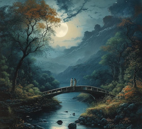 秋夜诗韵，延秋酬程，一场心灵的诗意对话,秋夜诗韵，延秋酬程，一场心灵的诗意对话,意境,诗意,黄河,第1张