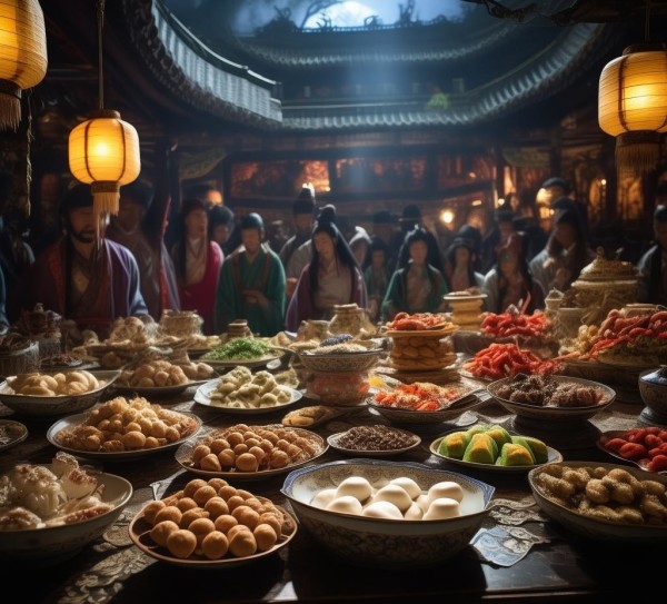 唐朝中圆夜，探寻古风美食盛宴,唐朝中圆夜，探寻古风美食盛宴,唐朝,第1张